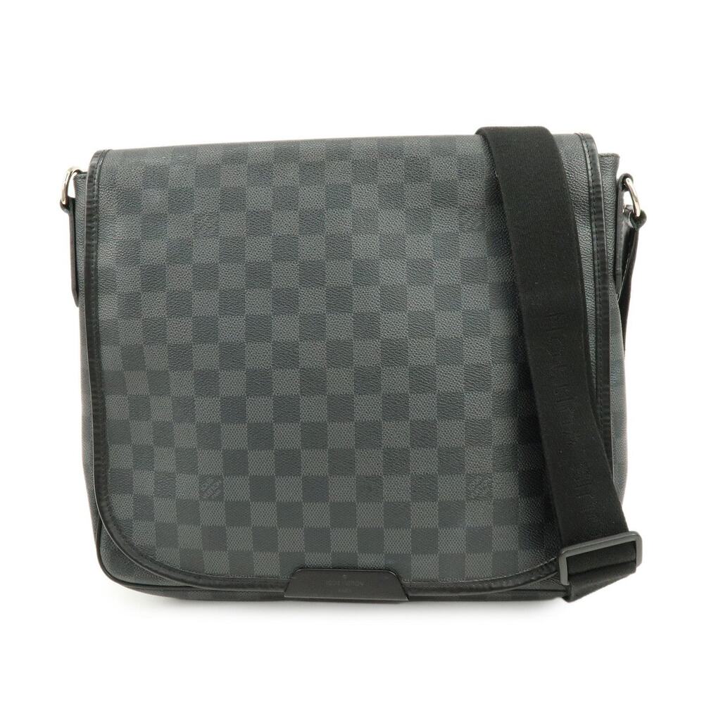 Louis Vuitton Damier Graphite Daniel MM Messenger Bag Gray